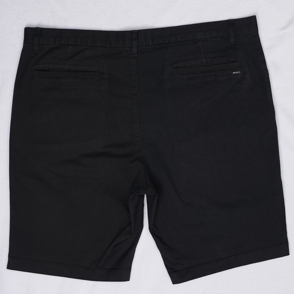 RVCA Week-End Stretch Chino Walkshorts Mens Size 42 Black Hybrid Shorts